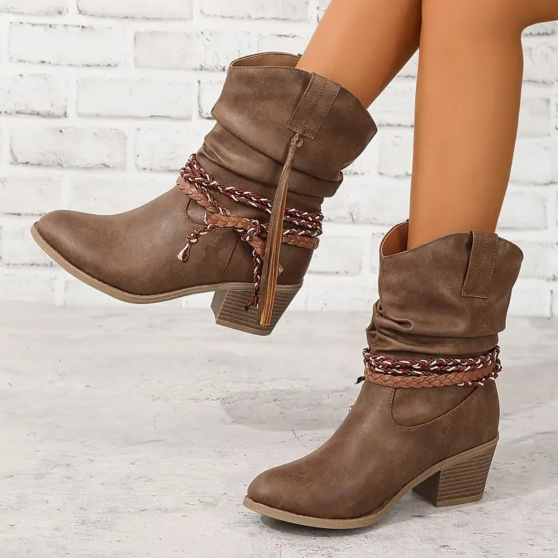 Heidi-Mode |  Damen Western Cowboy Stiefel