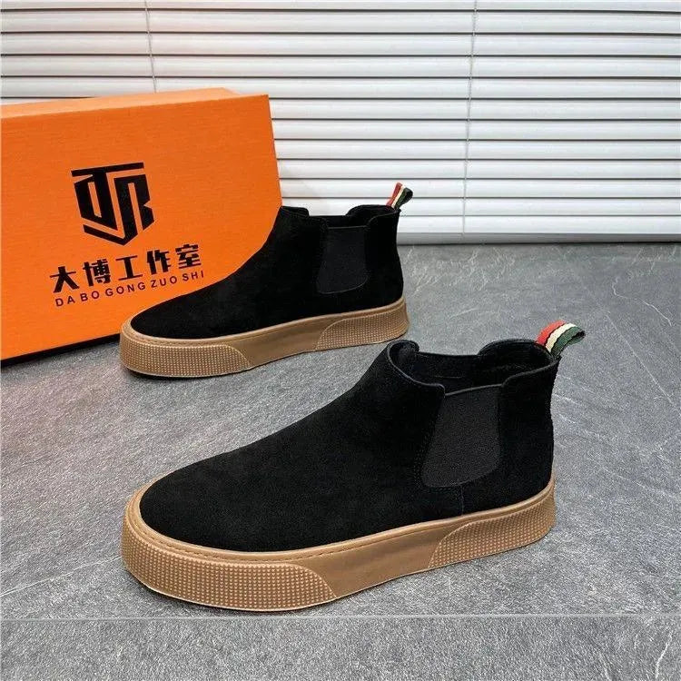 Heidi-Mode | Chelsea Boots Herren aus Samt – Eleganter und lässiger Stil