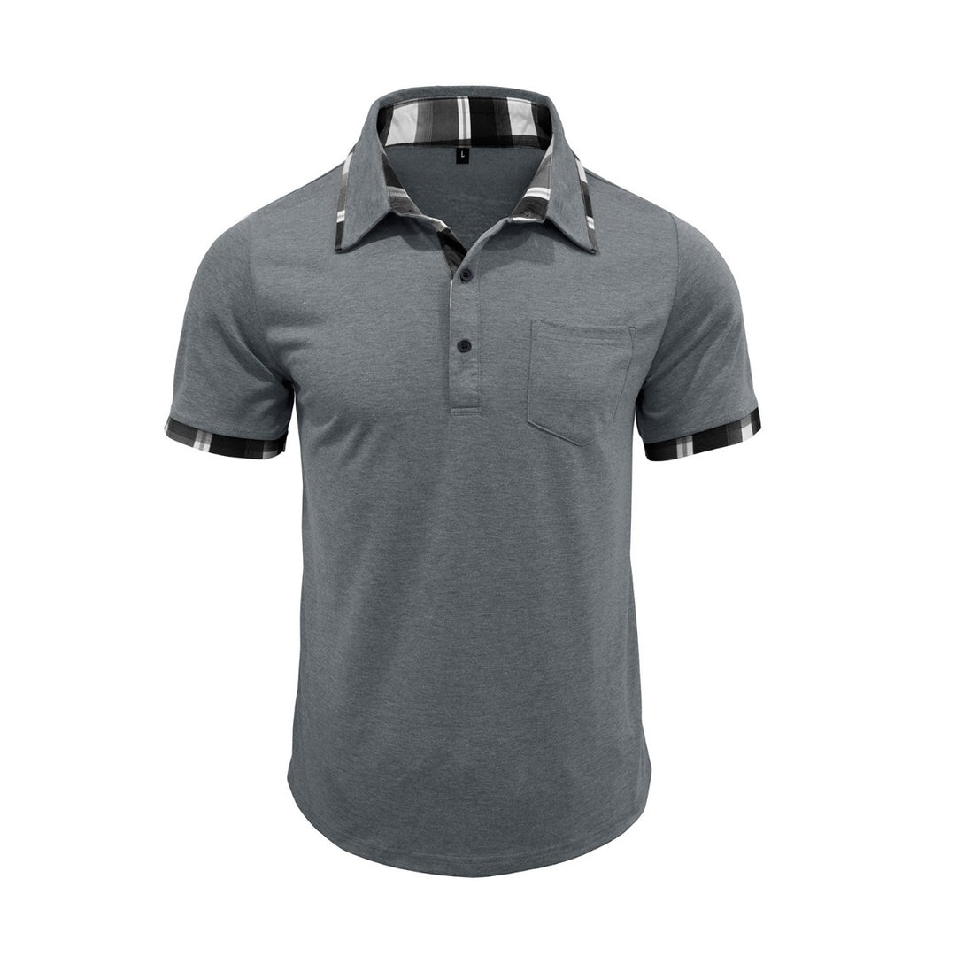 Heidi Mode | Kurzärmeliges POLO-Hemd mit kariertem Revers