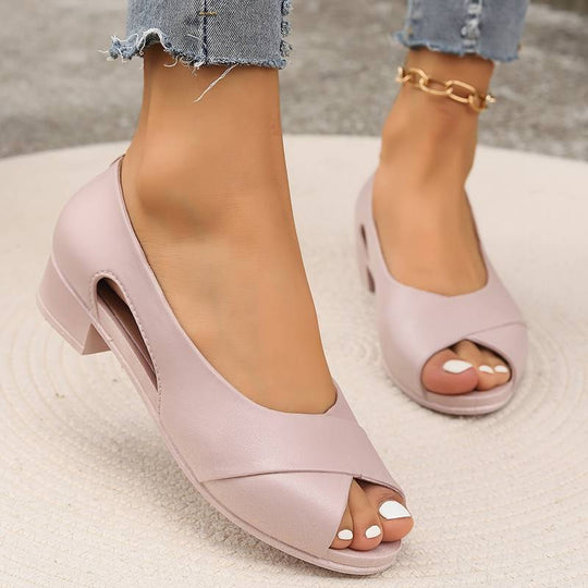 Heidi-Mode | Elegante Orthopädische Hackensandale