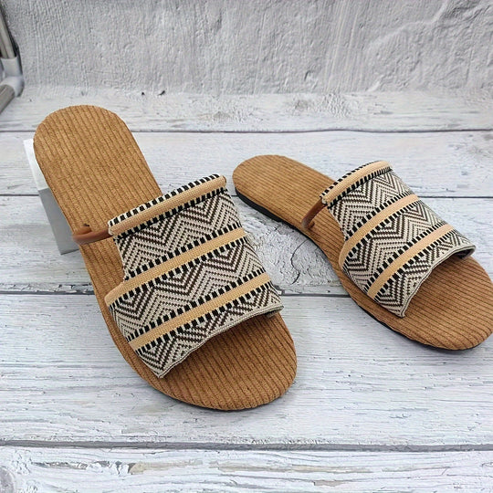 Heidi-Mode | Atmungsaktive Leichte Sommer Lipper für Frauen, Leichte Slidesandalen