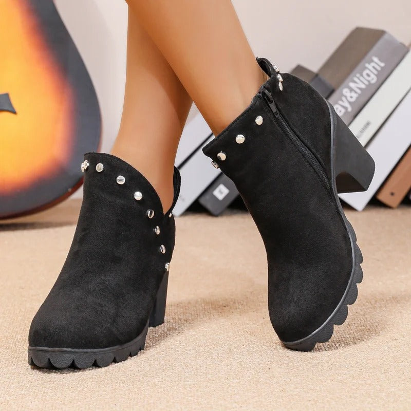 Heidi-Mode | Blockabsatz Stiefeletten