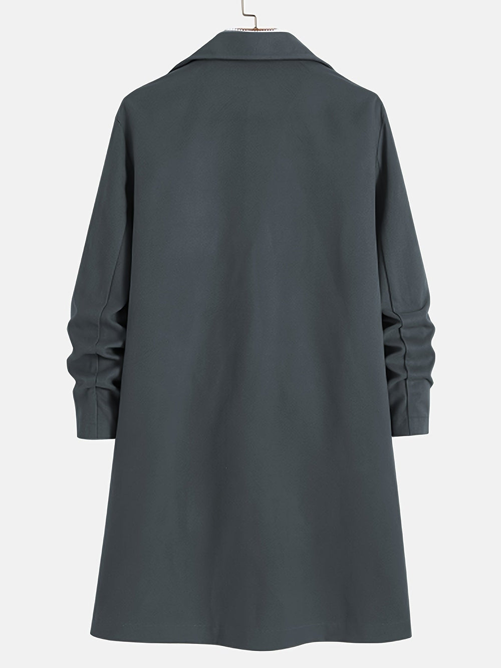 Heidi-Mode | Elegante Lange Jacke Polyester und Wolle Klassisch und Warm