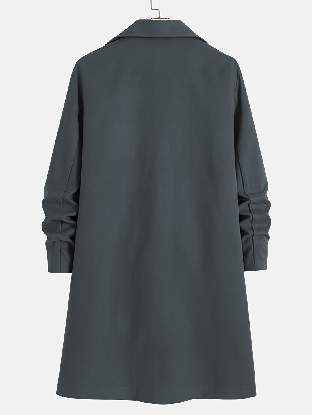 Heidi-Mode | Elegante Lange Jacke Polyester und Wolle Klassisch und Warm