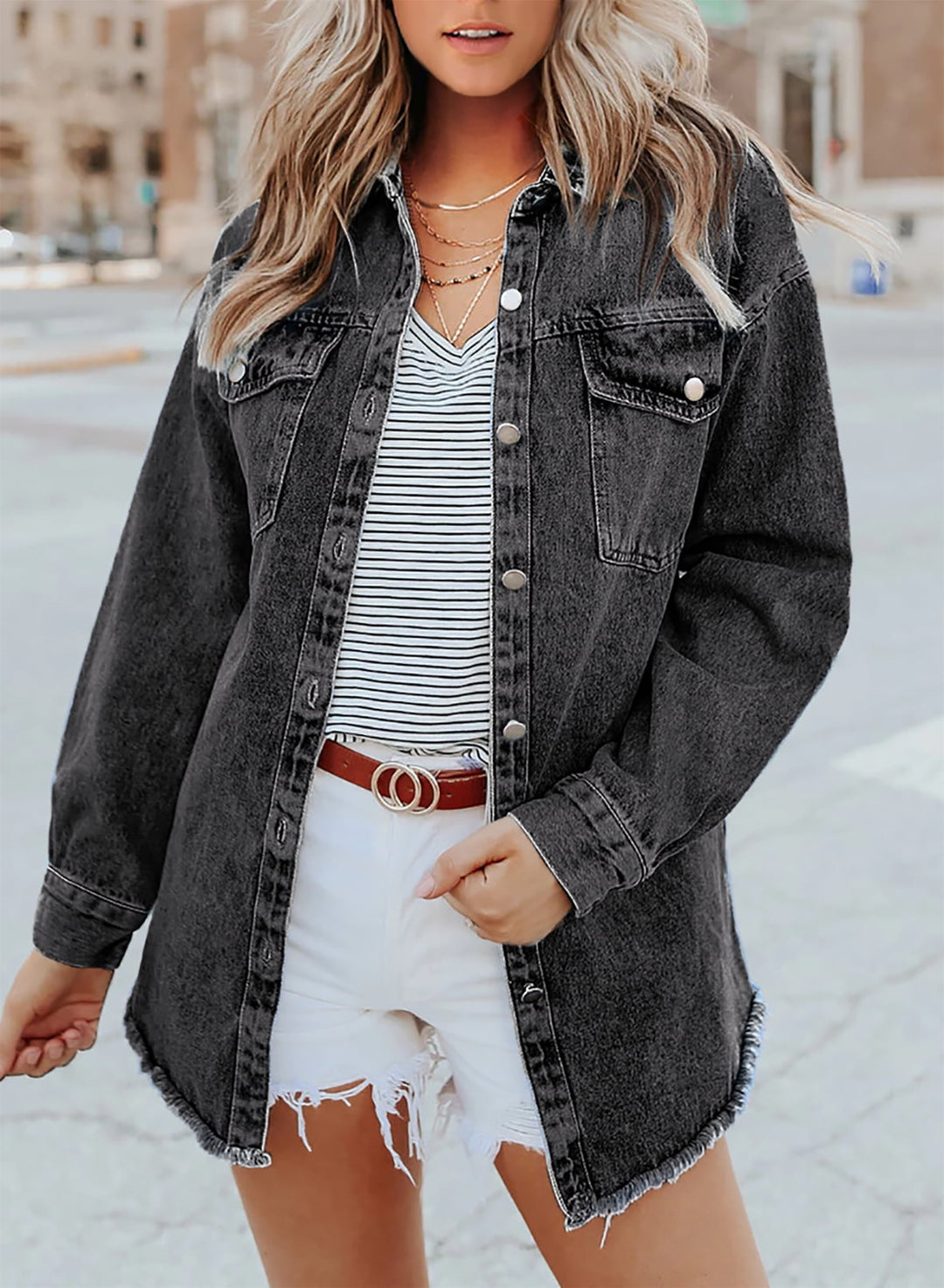 Heidi-Mode | Mach jedes Outfit schöner mit dieser Jeansjacke