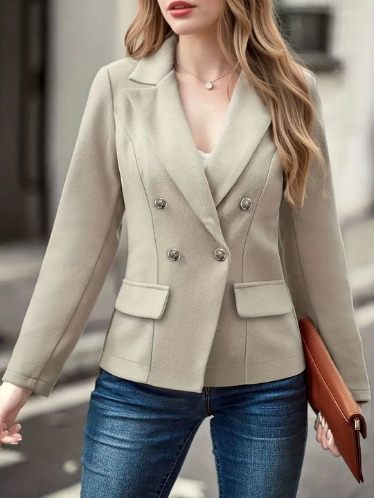 Heidi-Mode - Einfache Blazer mit doppelter Knopfreihe