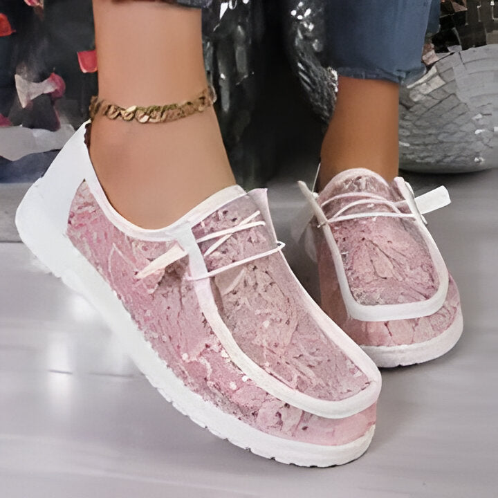 Heidi-Mode | Damen Mode Spitze Turnschuhe