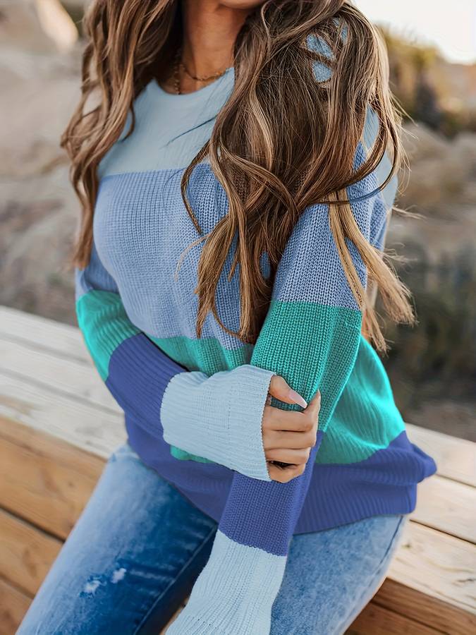 Heidi-Mode | Gestreifter Pullover