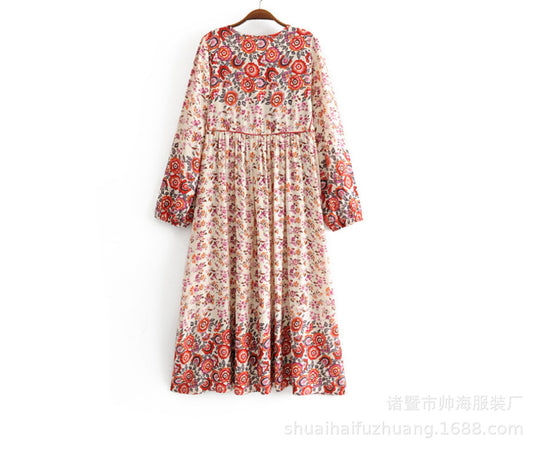 Heidi Mode | Kleid mit böhmischem Print