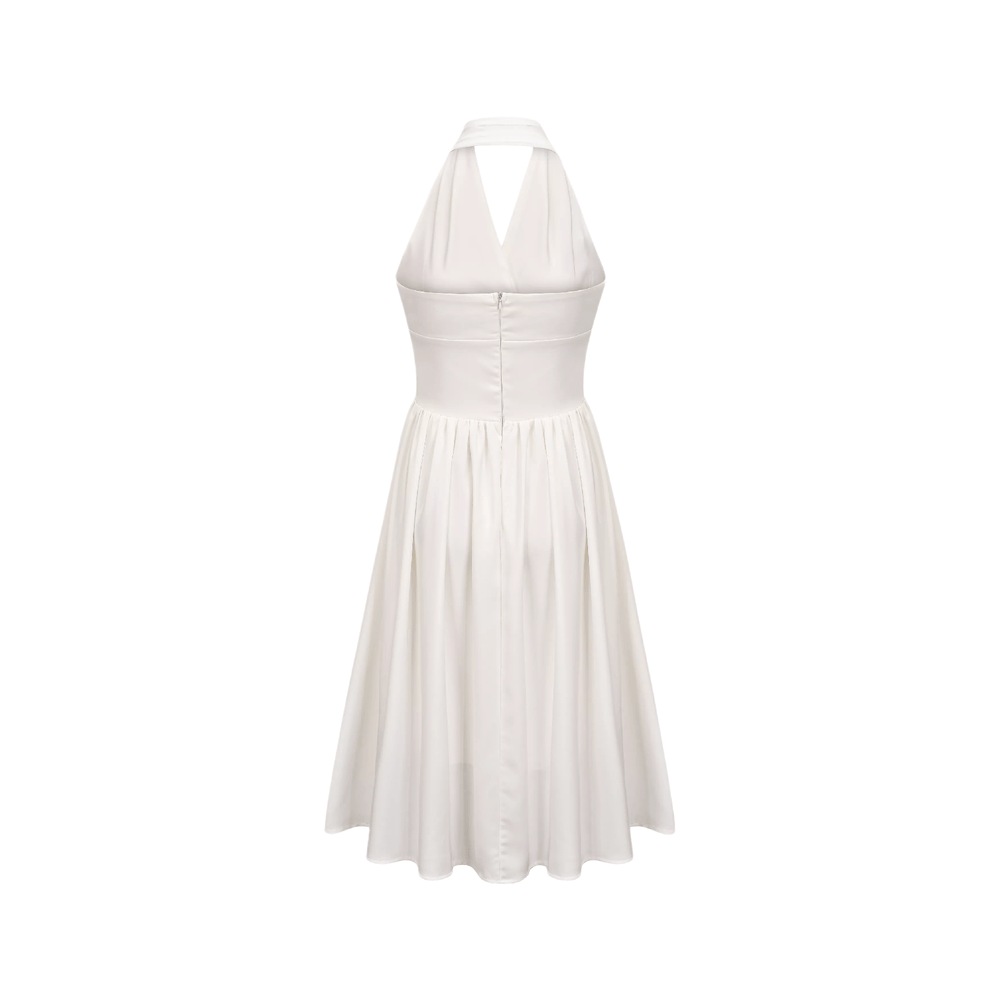 Heidi-Mode | Monroe Weiß Mini Kleid
