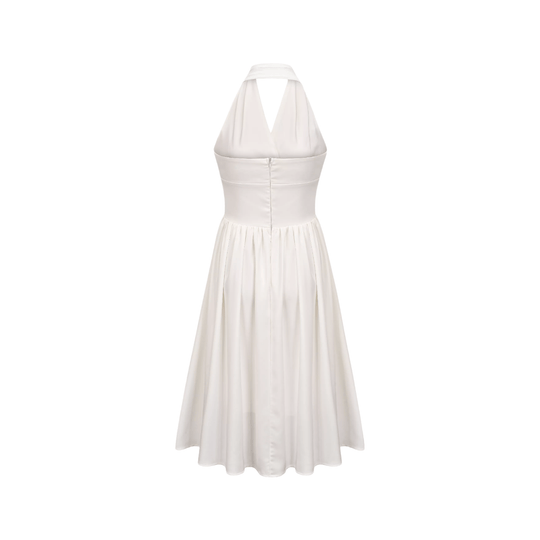 Heidi-Mode | Monroe Weiß Mini Kleid
