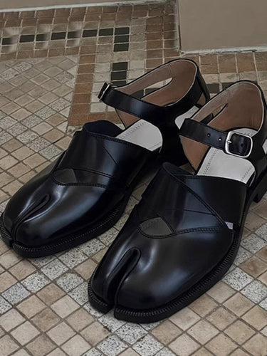 Heidi-Mode | Damen Split Zehen Schuhe Flach Zehen Box Sandalen