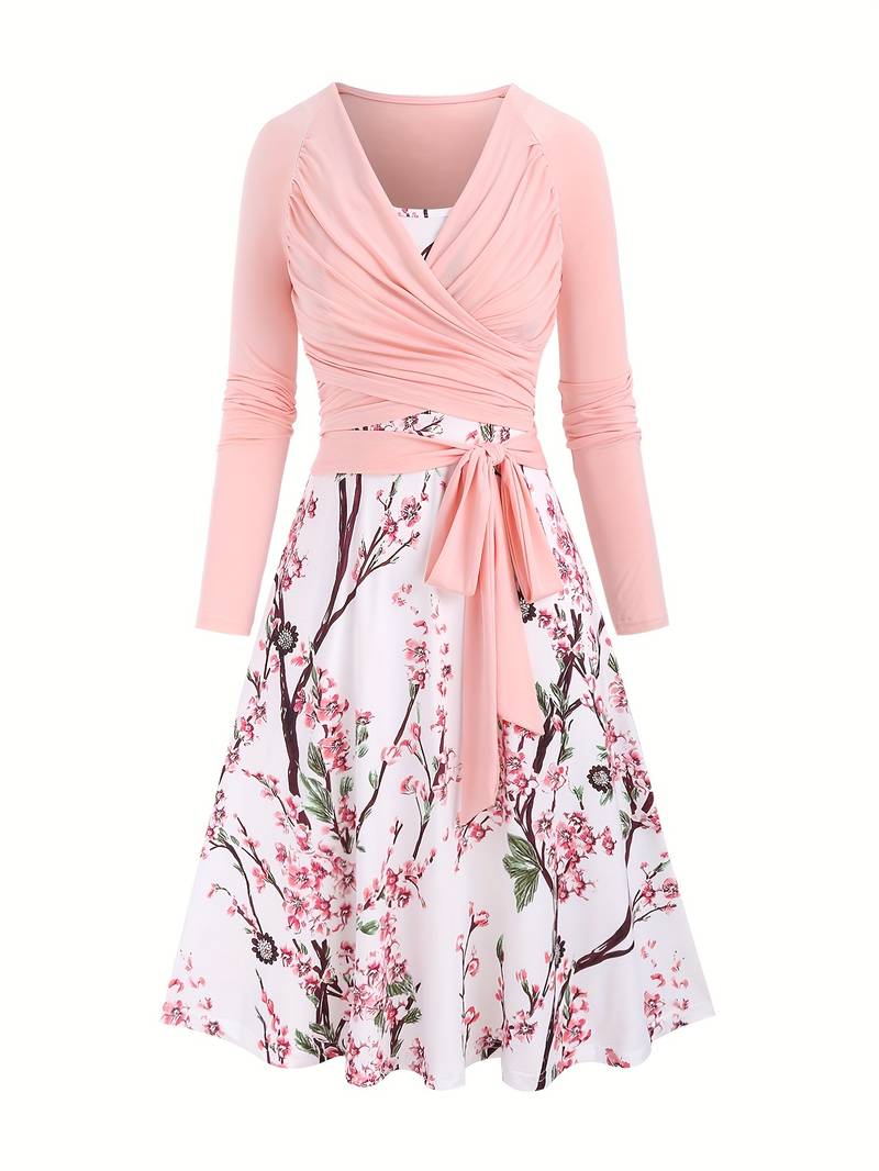 Heidi-Mode | Lebendige Augenblende Kleid Satz
