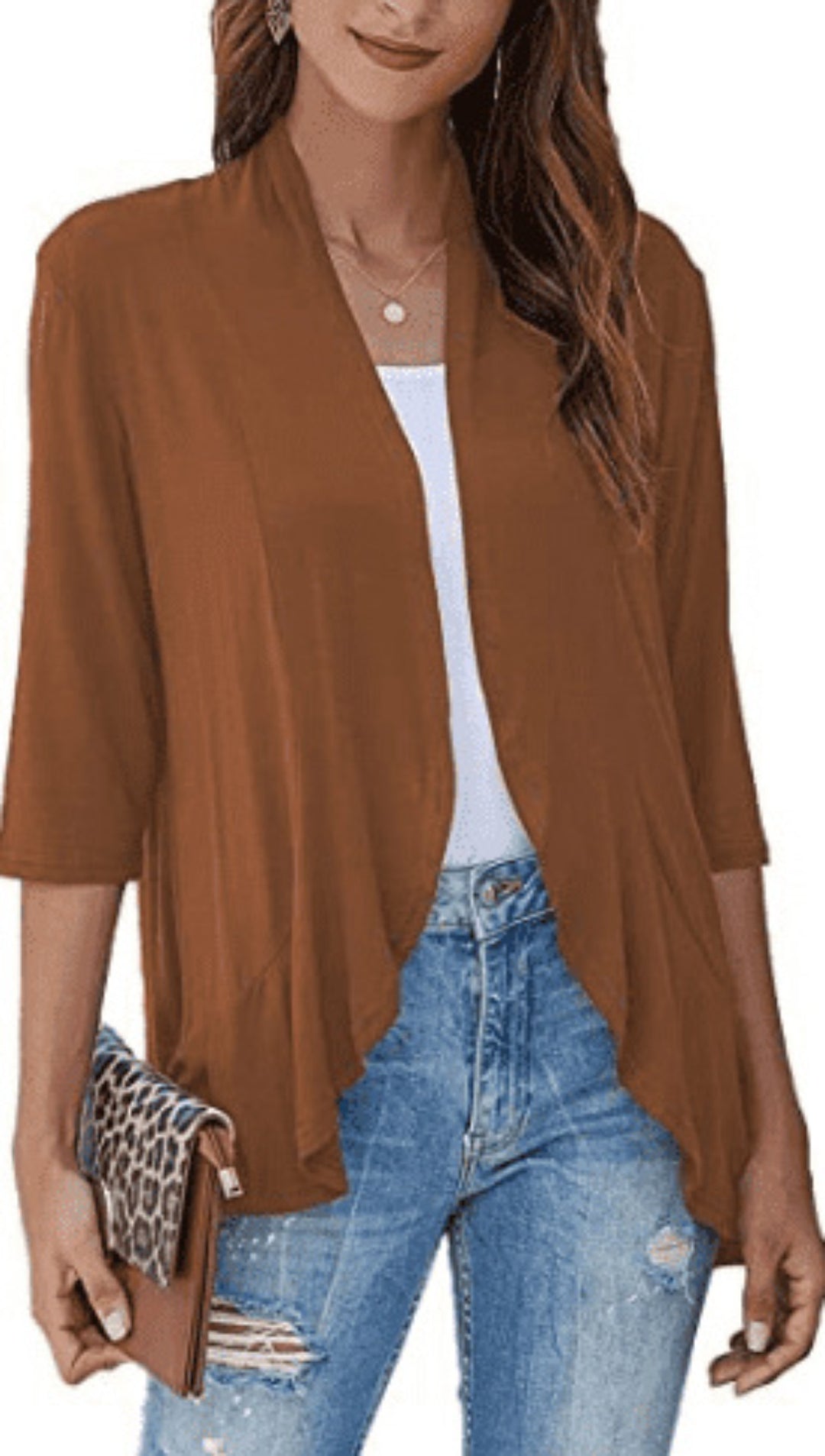 Heidi Mode | Neues meistverkauftes einfarbiges Strickjacken-Top