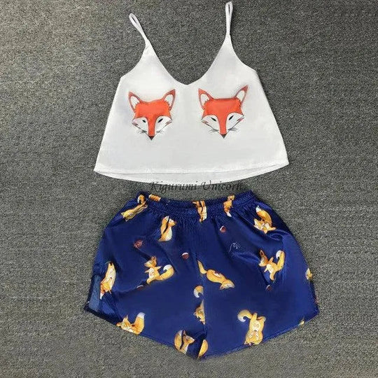 Heidi-Mode | Neuer sexy Damen-Pyjama Pyjama aus Seide im Tiermuster
