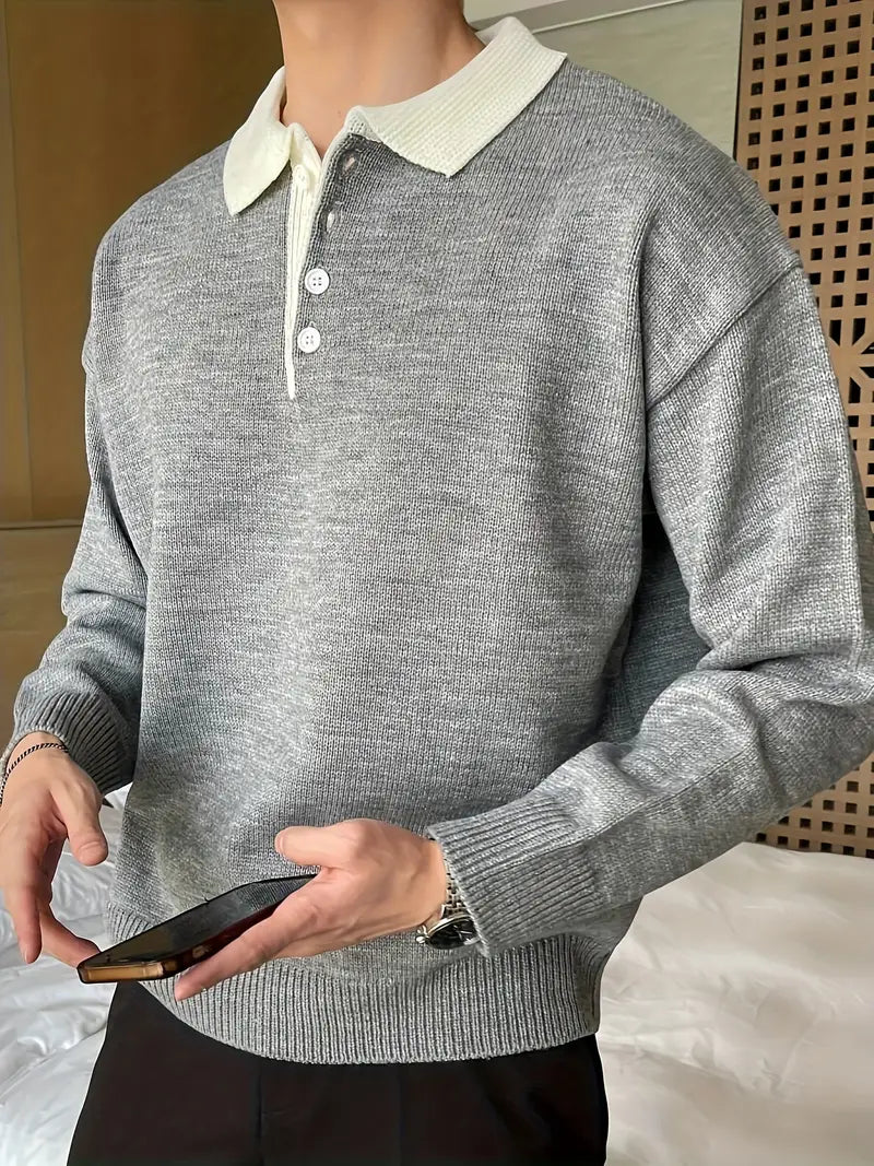 Heidi-Mode | Amando Polo Pullover mit Bequemer Passform