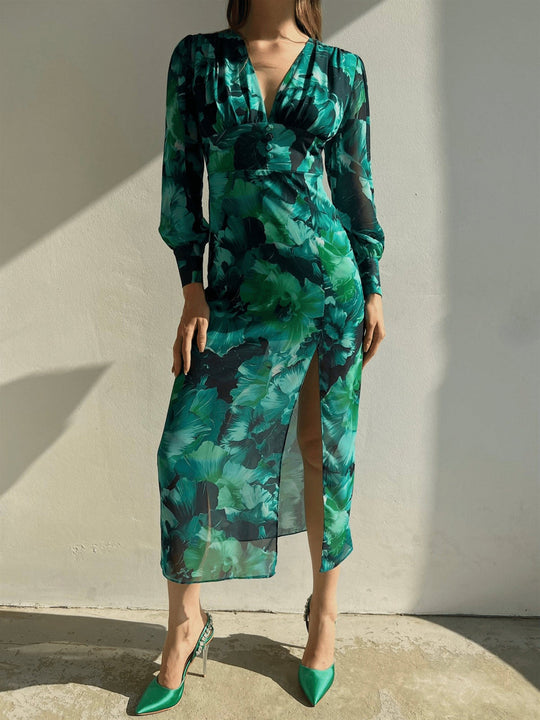 Smaragdgrüne Kleid