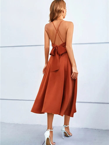 Heidi-Mode | Stylisches Träger-Midi-Kleid