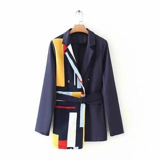 Heidi-Mode | All Together Blazer Damen - Lässig - Patchwork