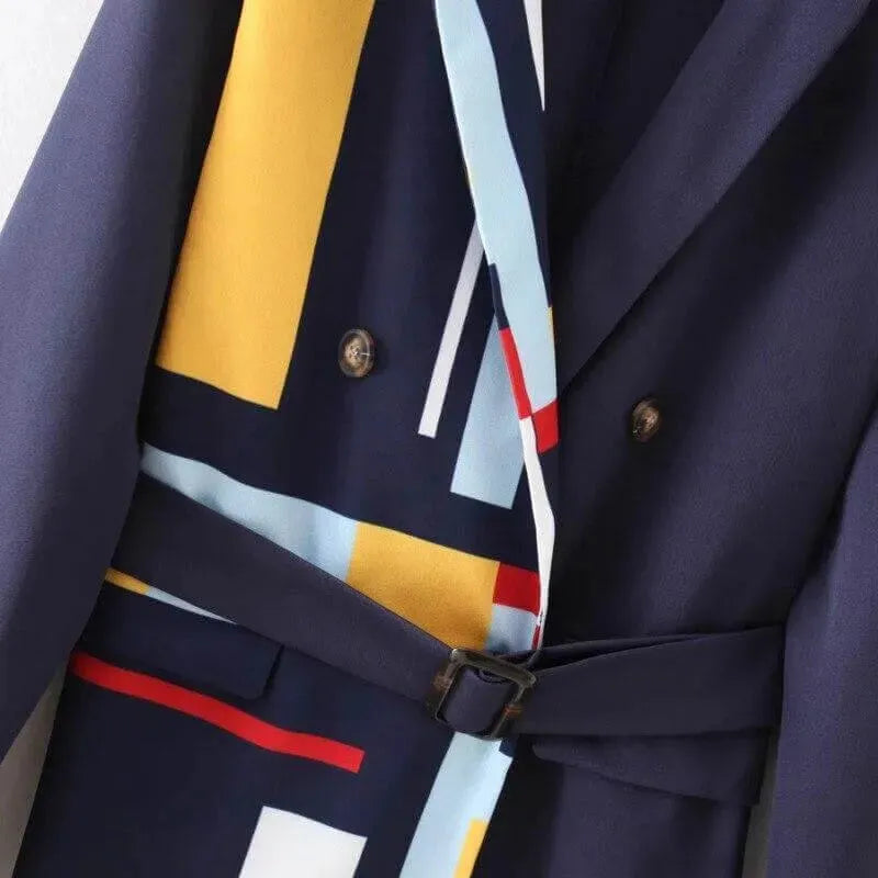 Heidi-Mode | All Together Blazer Damen - Lässig - Patchwork