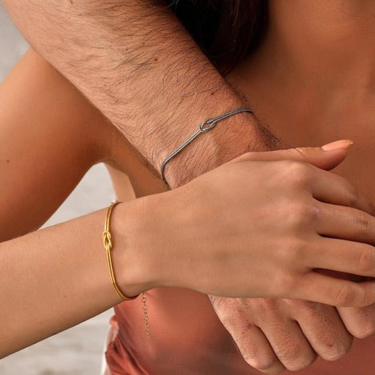 Heidi-Mode | Elegantes Liebesknoten Armband für Damen