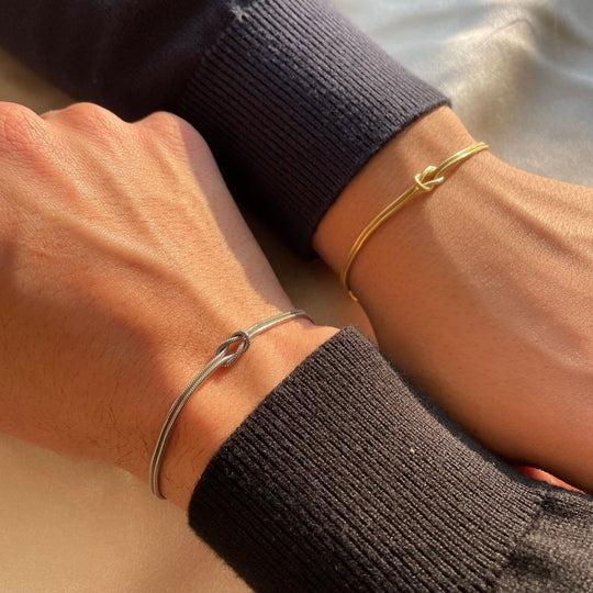 Heidi-Mode | Elegantes Liebesknoten Armband für Damen