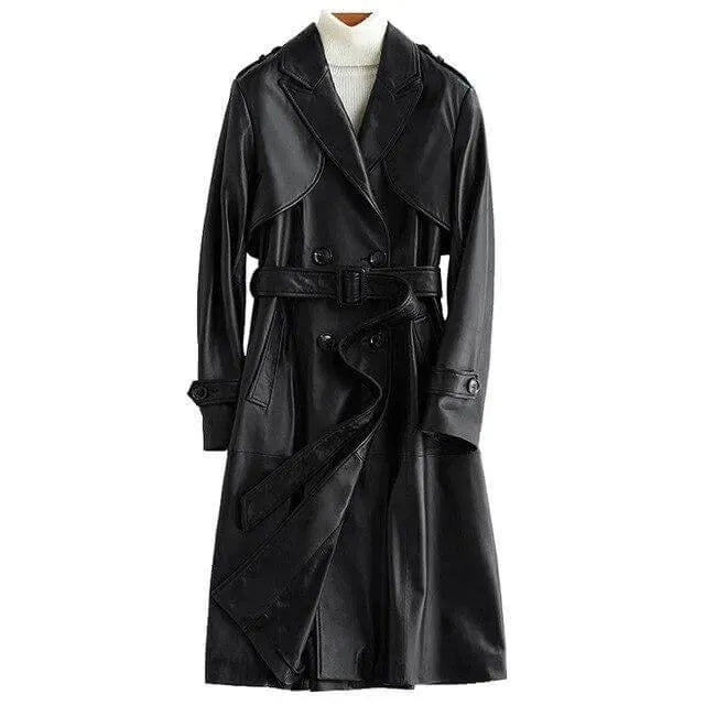 Heidi-Mode | Angel Leder-Trenchcoat für Damen