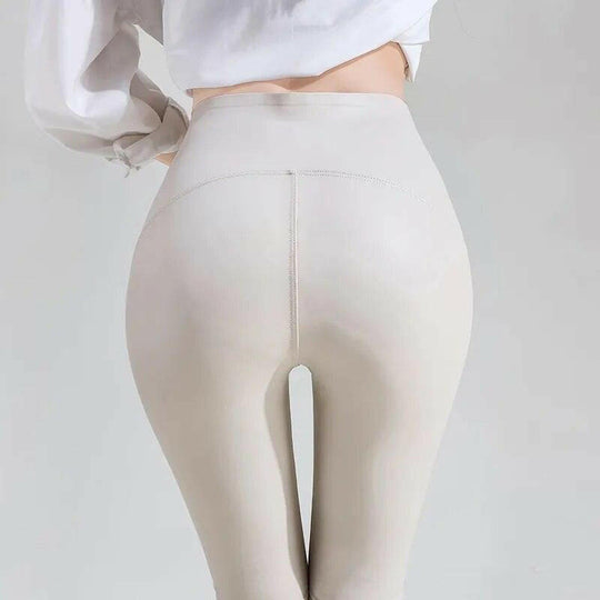 Heidi-Mode | Knöchellange Vegane Lederleggings