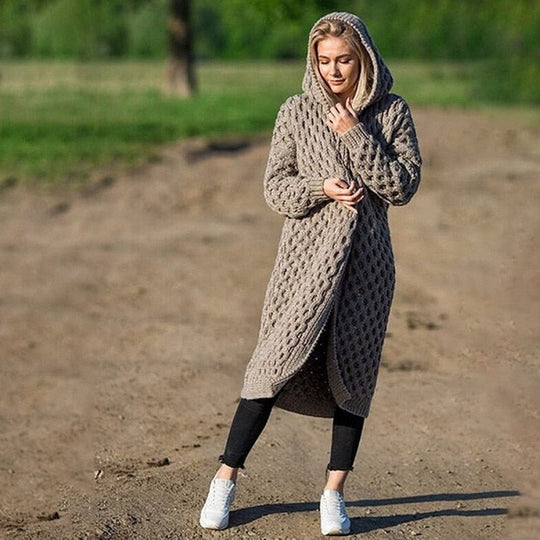 Heidi-Mode | Kapuzen-Cardigan für Damen