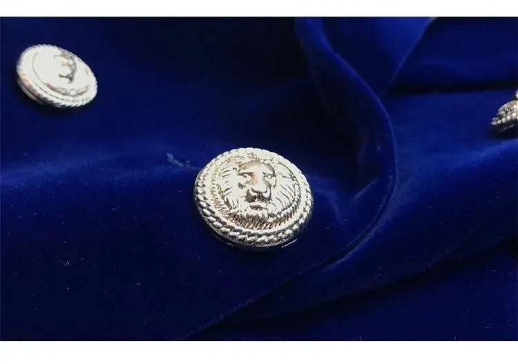 Heidi-Mode | Aristokratischer Samt Blazer Damen - Lässig - Einfarbig