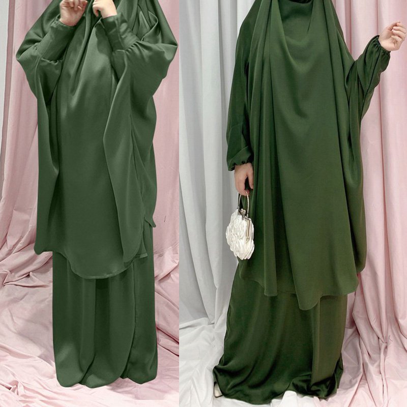 Heidi-Mode | Muslimische Frauen Gebet Kleid Jilbab Mantel Mutter und Tochter Mädchen Matching Outfits