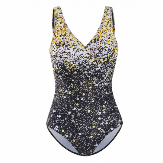 Heidi Mode | Regenbogen allmählich ändern Farbe plus Größe einteiligen Badeanzug