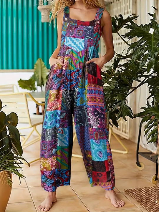 Heidi - Vintage-Print-Overall