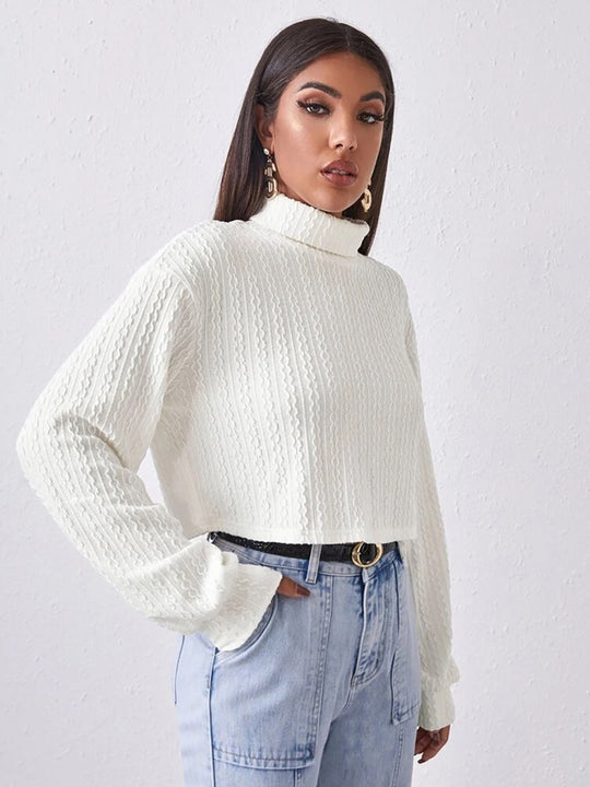 Heidi-Mode | Rollkragen Langarmshirt