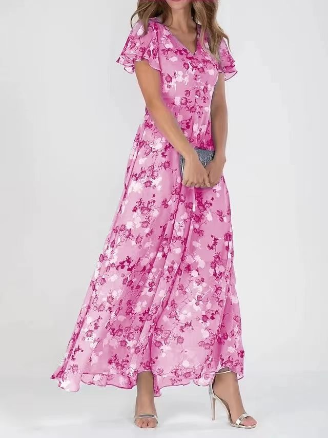 Heidi-Mode | Modischer Damenkleid mit Taill Betonte