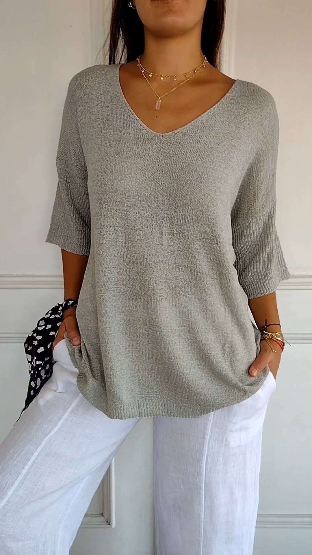 Heidi & Sara Shirt | Bequemer, lockerer Pullover