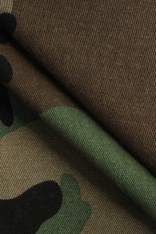 Heidi-Mode | Hosen Camo Cargo Ripped Shorts