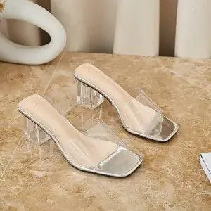 Heidi-Mode | Sandals with crystal heel