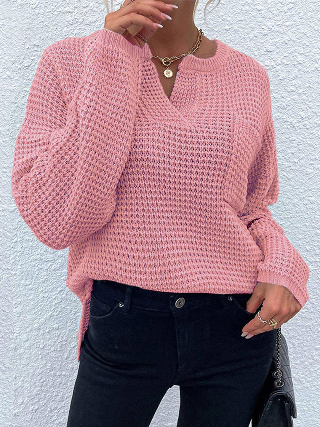 Heidi-Mode | Weich Stilvoll Strick Warm Pullover