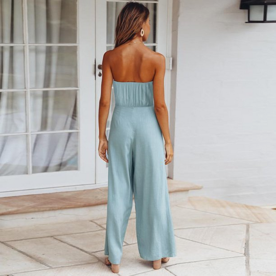 Heidi - Trägerloser Jumpsuit in lässigem Stil