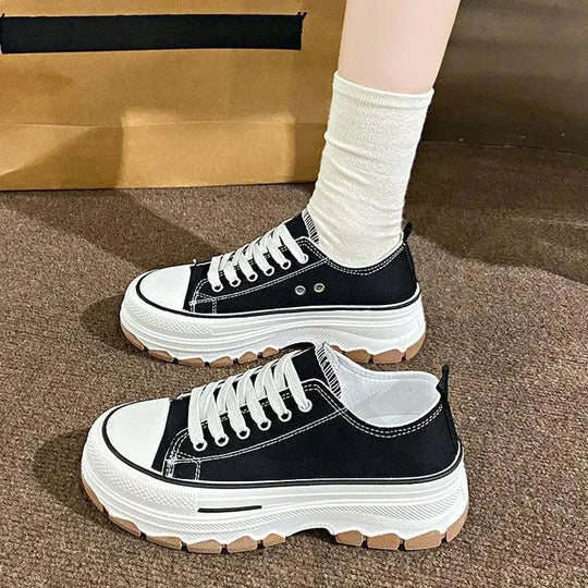 Heidi-Mode | Sneakers Damen aus Stoff mit Plattform