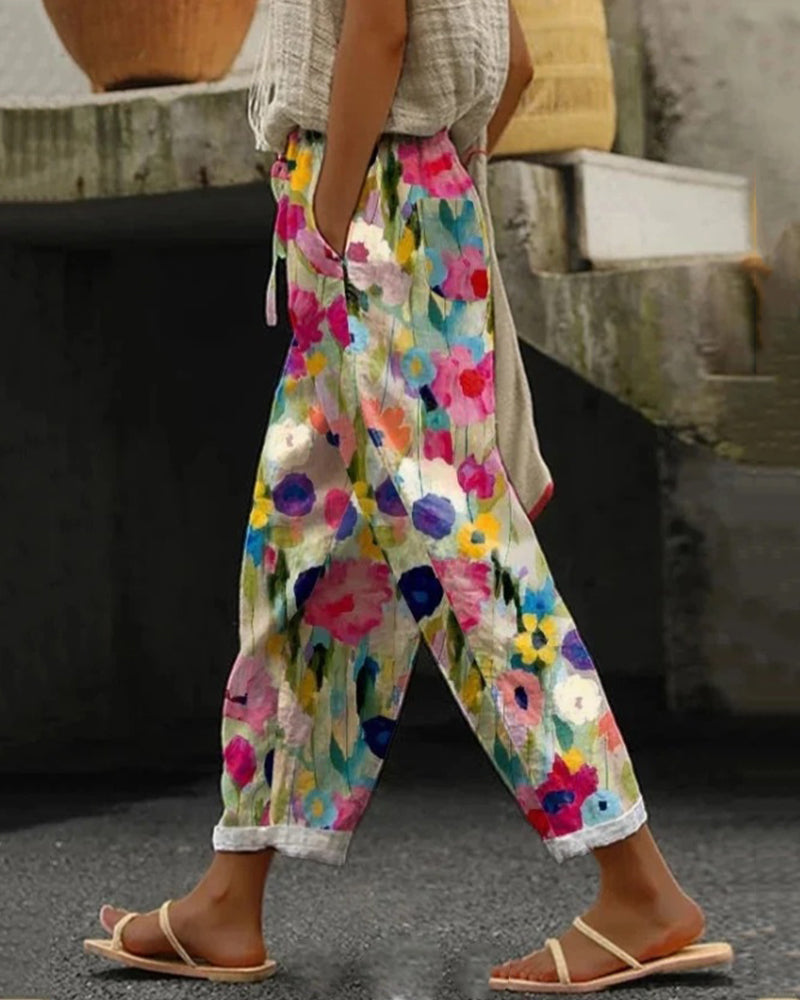 Heidi-Mode | Bunte Jogginghose