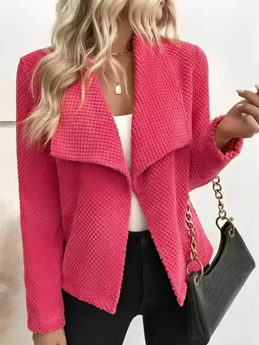 Heidi-Mode | Trendy Waffel Strick Blazer
