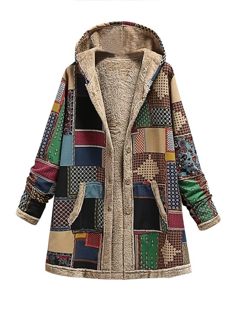 HeidiMode – Patchwork-Kapuzenjacke