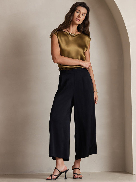 Heidi-Mode | Seiden Kapuze Ärmel Bluse
