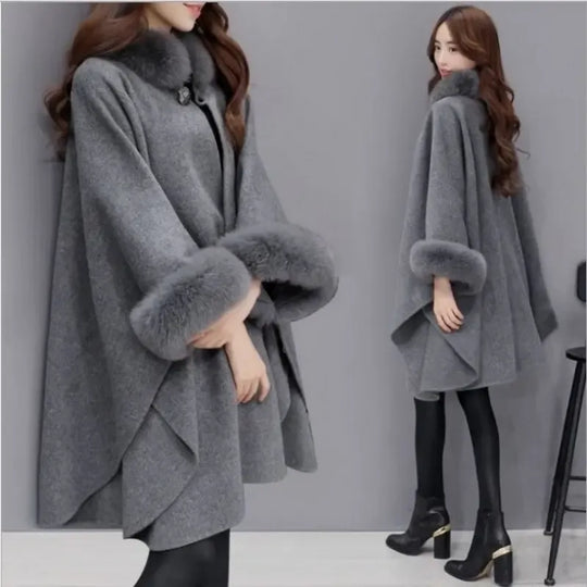 Heidi-Mode | Wollmantel Und Cape-Schal Im Neuen Stil
