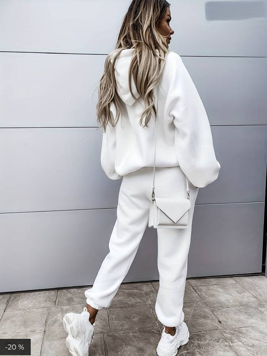 Heidi-Mode - Trendy Oversized Hoodie & Jogginghose Set für Frauen