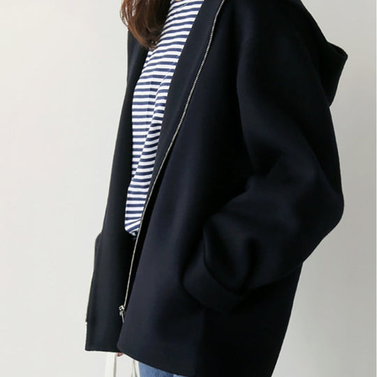 Heidi-Mode | Moderne Damenjacke mit Kapuze für Stil und Komfort