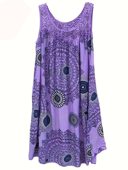 Lässiges, lockeres Tank-Kleid