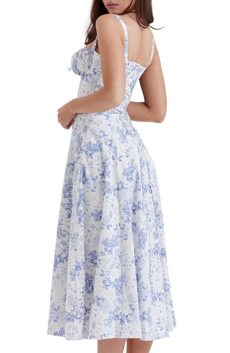 Heidi-Mode | Blumen Kleid mit Korsett